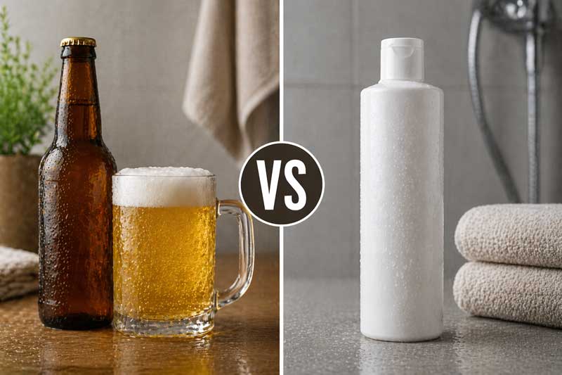 pivo vs šampon protiv peruti