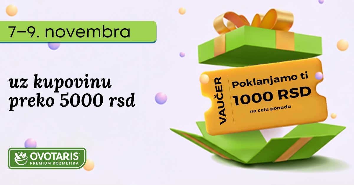 Ovotaris vaucer 1000 rsd